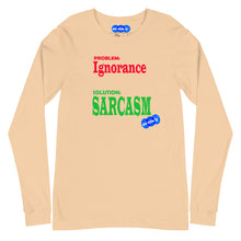 Load image into Gallery viewer, SARCASM - YOUNICHELY - Unisex Long Sleeve Tee
