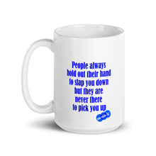 Load image into Gallery viewer, HAND OUT - YOUNICHELY - White glossy mug
