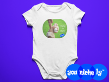 Load image into Gallery viewer, HANG IN THERE - YOUNICHELY - Baby short sleeve one piece
