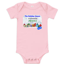 Load image into Gallery viewer, HOLIDAY PRESENTS - YOUNICHELY - Baby short sleeve one piece
