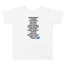 Load image into Gallery viewer, GOOD LOOKS OR BRAINS? - YOUNICHELY - Toddler Short Sleeve Tee
