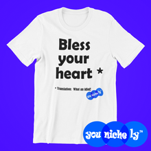Load image into Gallery viewer, BLESS YOUR HEART - YOUNICHELY - Youth Short Sleeve T-Shirt
