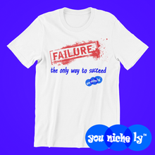 Load image into Gallery viewer, FAILURE TO SUCCEED - YOUNICHELY - Youth Short Sleeve T-Shirt
