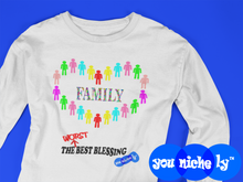 Load image into Gallery viewer, FAMILY - YOUNICHELY - Unisex Long Sleeve Tee
