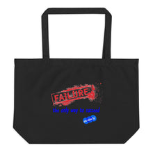Load image into Gallery viewer, FAILURE TO SUCCEED - YOUNICHELY - Large organic tote bag
