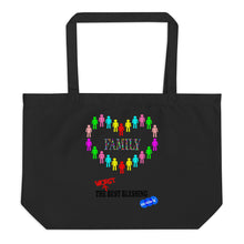 Load image into Gallery viewer, FAMILY - YOUNICHELY - Large organic tote bag

