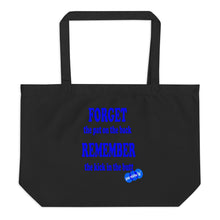 Load image into Gallery viewer, FORGET - YOUNICHELY - Large organic tote bag
