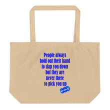 Load image into Gallery viewer, HAND OUT - YOUNICHELY - Large organic tote bag
