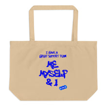 Load image into Gallery viewer, MY SUPPORT TEAM - YOUNICHELY - Large organic tote bag
