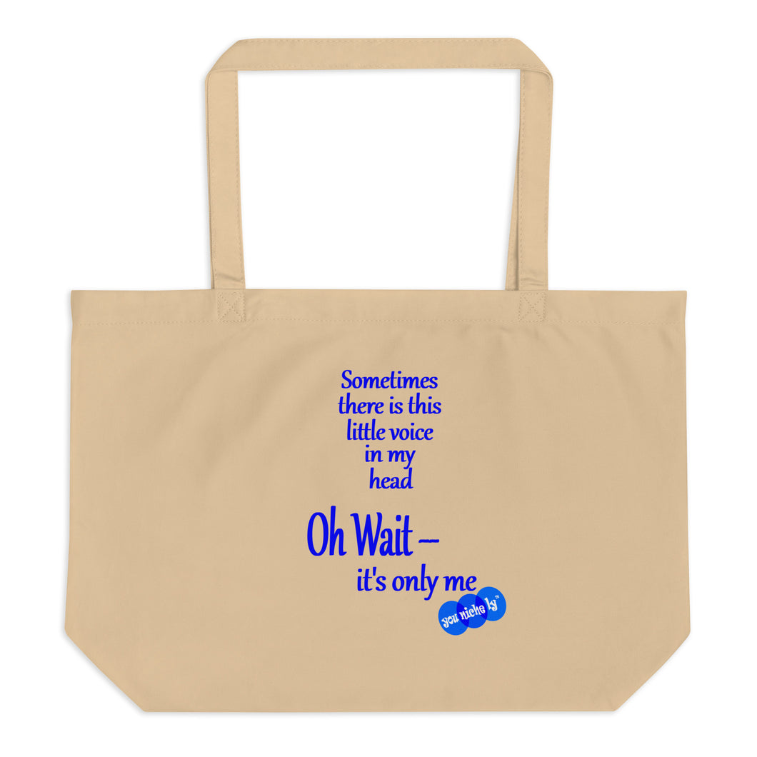 VOICES - YOUNICHELY - Large organic tote bag