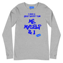 Load image into Gallery viewer, MY SUPPORT TEAM - YOUNICHELY - Unisex Long Sleeve Tee
