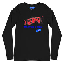 Load image into Gallery viewer, FAILURE TO SUCCEED - YOUNICHELY - Unisex Long Sleeve Tee
