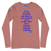 Load image into Gallery viewer, SOLITAIRE - YOUNICHELY - Unisex Long Sleeve Tee
