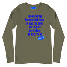 Load image into Gallery viewer, HAND OUT - YOUNICHELY - Unisex Long Sleeve Tee

