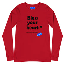 Load image into Gallery viewer, BLESS YOUR HEART - YOUNICHELY - Unisex Long Sleeve Tee
