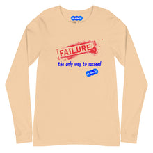 Load image into Gallery viewer, FAILURE TO SUCCEED - YOUNICHELY - Unisex Long Sleeve Tee
