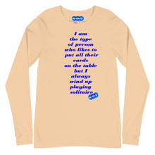 Load image into Gallery viewer, SOLITAIRE - YOUNICHELY - Unisex Long Sleeve Tee
