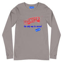 Load image into Gallery viewer, FAILURE TO SUCCEED - YOUNICHELY - Unisex Long Sleeve Tee
