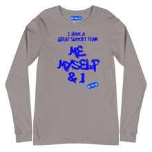 Load image into Gallery viewer, MY SUPPORT TEAM - YOUNICHELY - Unisex Long Sleeve Tee
