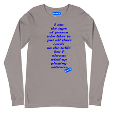 Load image into Gallery viewer, SOLITAIRE - YOUNICHELY - Unisex Long Sleeve Tee
