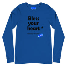 Load image into Gallery viewer, BLESS YOUR HEART - YOUNICHELY - Unisex Long Sleeve Tee
