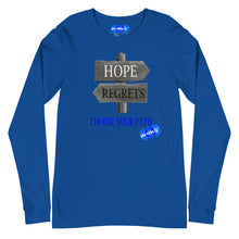 Load image into Gallery viewer, HOPE REGRET CHOOSE - YOUNICHELY - Unisex Long Sleeve Tee
