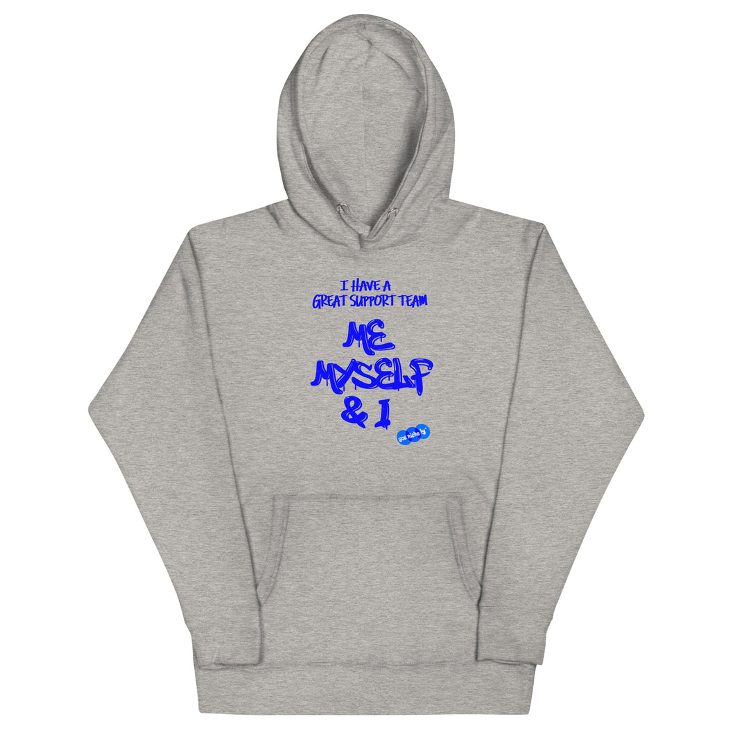 MY SUPPORT TEAM - YOUNICHELY - Unisex Hoodie