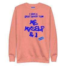 Load image into Gallery viewer, MY SUPPORT TEAM - YOUNICHELY - Unisex Premium Sweatshirt
