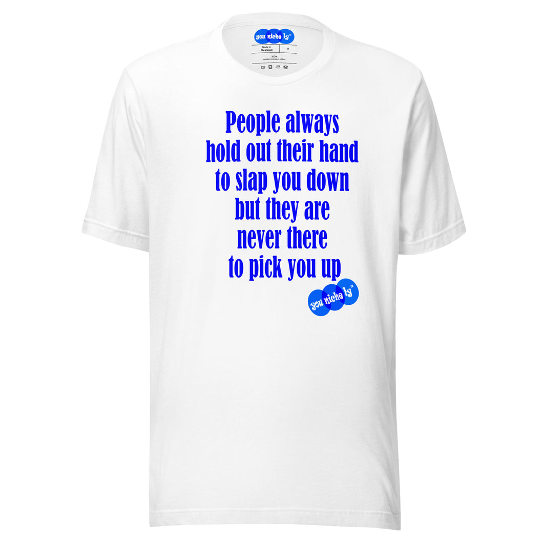 HAND OUT - YOUNICHELY - Unisex t-shirt
