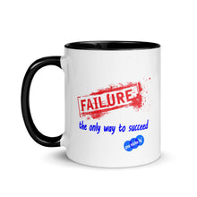 Load image into Gallery viewer, FAILURE TO SUCCEED - YOUNICHELY - Mug with Color Inside
