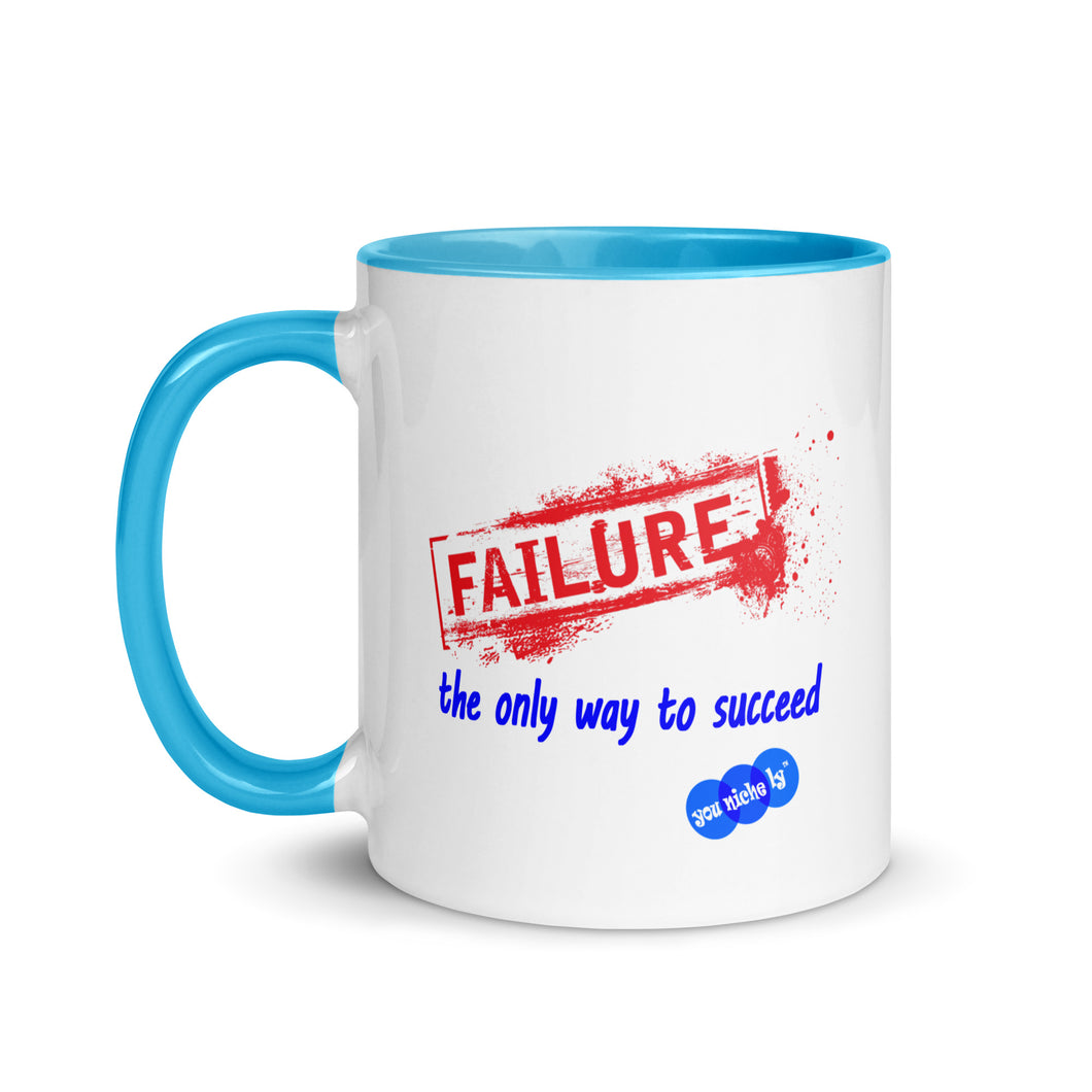 FAILURE TO SUCCEED - YOUNICHELY - Mug with Color Inside
