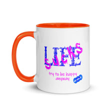 Load image into Gallery viewer, LIFE SUCKS - YOUNICHELY - Mug with Color Inside
