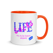 Load image into Gallery viewer, LIFE SUCKS - YOUNICHELY - Mug with Color Inside
