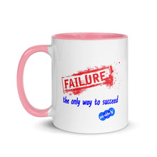 Load image into Gallery viewer, FAILURE TO SUCCEED - YOUNICHELY - Mug with Color Inside
