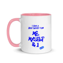 Load image into Gallery viewer, MY SUPPORT TEAM - Mug with Color Inside
