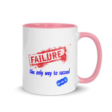 Load image into Gallery viewer, FAILURE TO SUCCEED - YOUNICHELY - Mug with Color Inside
