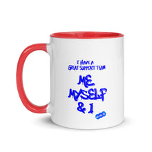 Load image into Gallery viewer, MY SUPPORT TEAM - Mug with Color Inside
