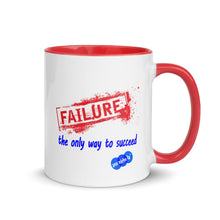 Load image into Gallery viewer, FAILURE TO SUCCEED - YOUNICHELY - Mug with Color Inside
