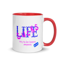 Load image into Gallery viewer, LIFE SUCKS - YOUNICHELY - Mug with Color Inside
