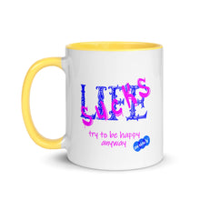 Load image into Gallery viewer, LIFE SUCKS - YOUNICHELY - Mug with Color Inside
