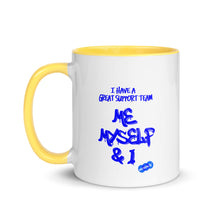 Load image into Gallery viewer, MY SUPPORT TEAM - Mug with Color Inside
