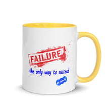 Load image into Gallery viewer, FAILURE TO SUCCEED - YOUNICHELY - Mug with Color Inside
