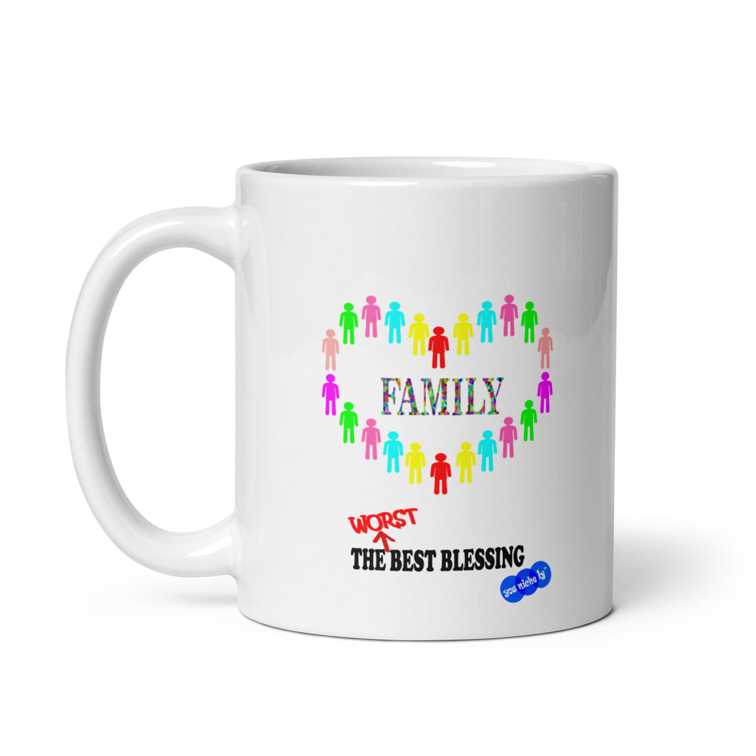 FAMILY - YOUNICHELY - White glossy mug