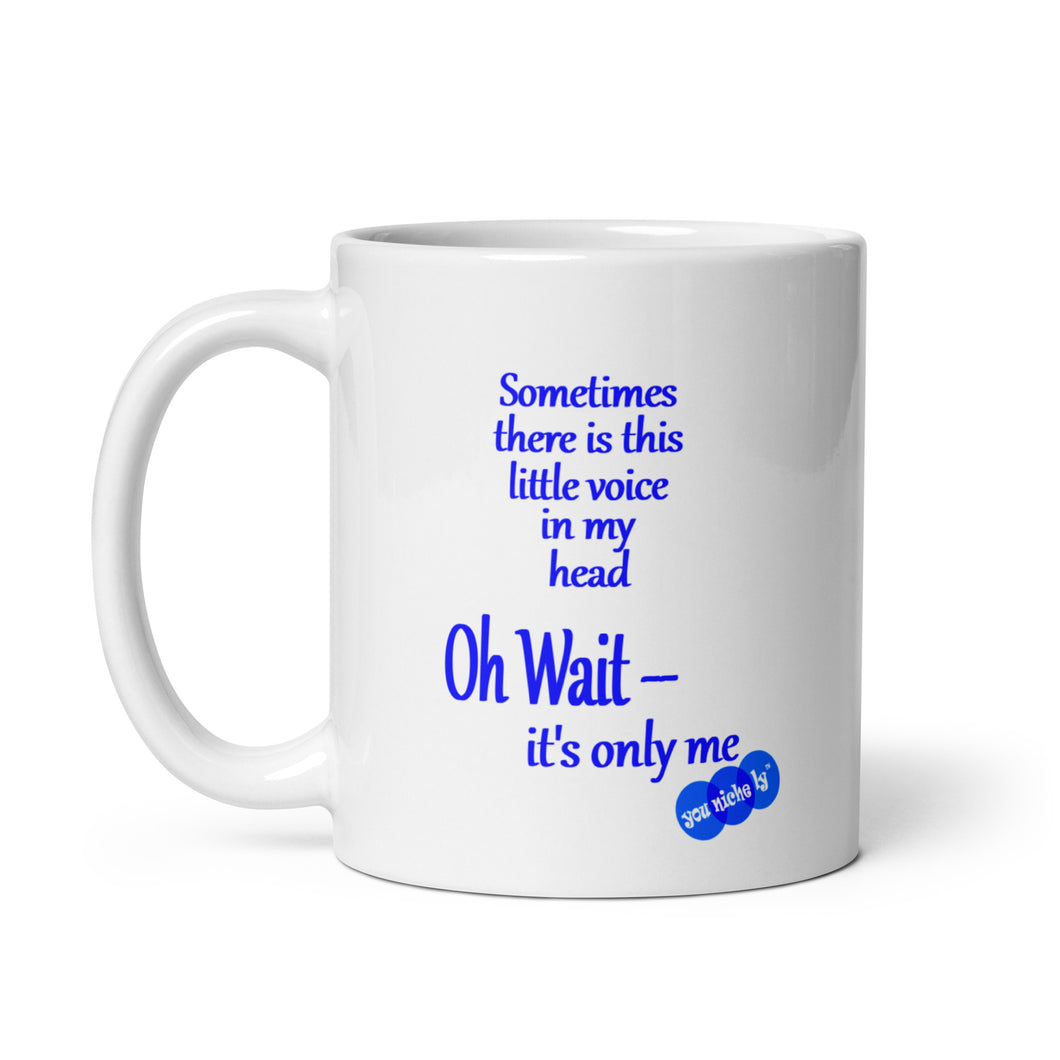 VOICES - YOUNICHELY - White glossy mug