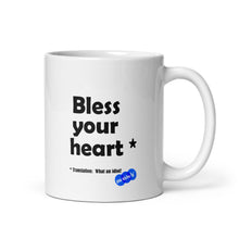 Load image into Gallery viewer, BLESS YOUR HEART - YOUNICHELY - White glossy mug
