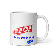 Load image into Gallery viewer, FAILURE TO SUCCEED - YOUNICHELY - White glossy mug

