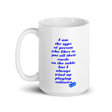 Load image into Gallery viewer, SOLITAIRE - YOUNICHELY - White glossy mug
