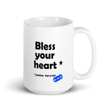 Load image into Gallery viewer, BLESS YOUR HEART - YOUNICHELY - White glossy mug
