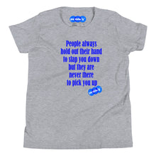 Load image into Gallery viewer, HAND OUT - YOUNICHELY - Youth Short Sleeve T-Shirt
