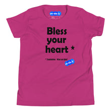 Load image into Gallery viewer, BLESS YOUR HEART - YOUNICHELY - Youth Short Sleeve T-Shirt
